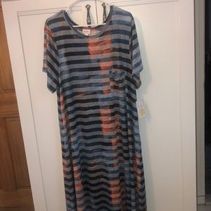 LuLaRoe NWT Plus Size  Spring Carly Dress